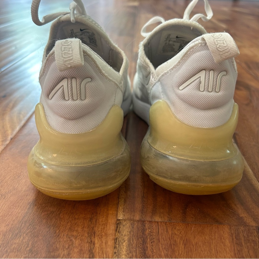 Nike White and Cream Athletic Shoes - Picture 5 of 7